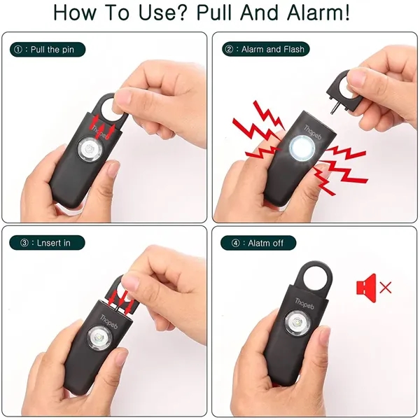 SOS Personal Safety Alarm - SOS Personal Safety Alarm - Image 2 of 5