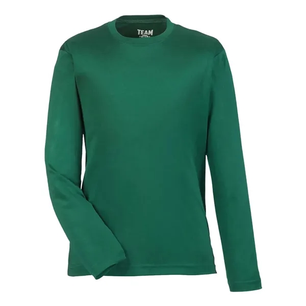 Team 365 Youth Zone Performance Long Sleeve T-Shirt - Team 365 Youth Zone Performance Long Sleeve T-Shirt - Image 3 of 6