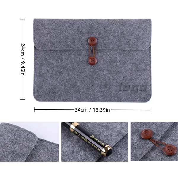 Eco-Friendly Felt A4 Document Bag for Corporate Events - Eco-Friendly Felt A4 Document Bag for Corporate Events - Image 1 of 4