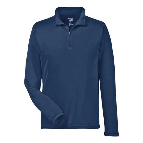 Team 365 Men's Zone Performance Quarter-Zip Pullover - Team 365 Men's Zone Performance Quarter-Zip Pullover - Image 3 of 12