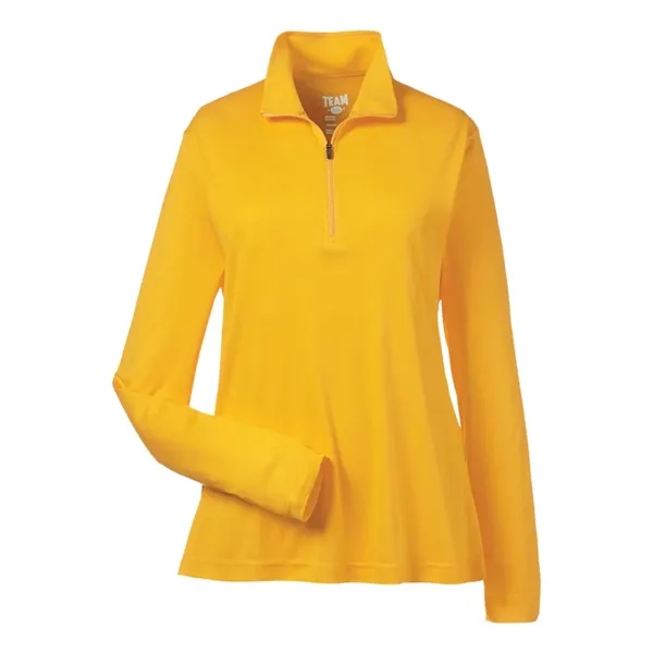 Team 365 Women's Zone Performance Quarter-Zip Pullover - Team 365 Women's Zone Performance Quarter-Zip Pullover - Image 2 of 12