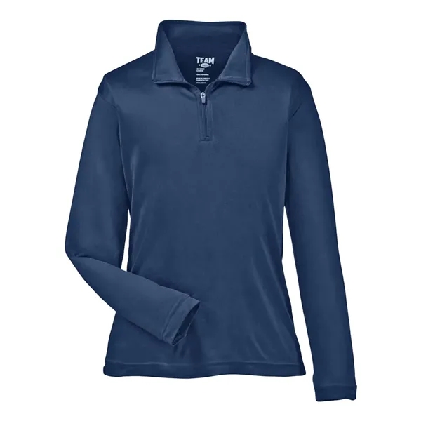 Team 365 Youth Zone Performance Quarter-Zip Pullover - Team 365 Youth Zone Performance Quarter-Zip Pullover - Image 2 of 6