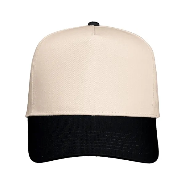 Valucap Five-Panel Twill Cap - Valucap Five-Panel Twill Cap - Image 4 of 25