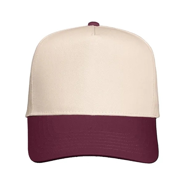 Valucap Five-Panel Twill Cap - Valucap Five-Panel Twill Cap - Image 5 of 25