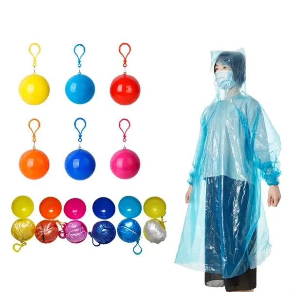 Disposable Emergency Rain Ponchos - Disposable Emergency Rain Ponchos - Image 2 of 2