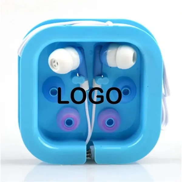 Earbuds with a Plastic Box - Earbuds with a Plastic Box - Image 0 of 1