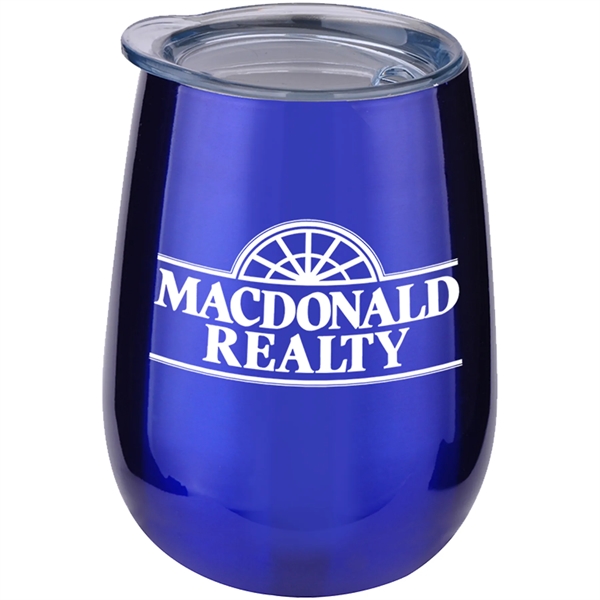 10 oz. Stainless Stemless Wine Tumbler - 10 oz. Stainless Stemless Wine Tumbler - Image 4 of 15