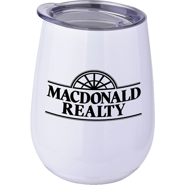 10 oz. Stainless Stemless Wine Tumbler - 10 oz. Stainless Stemless Wine Tumbler - Image 8 of 15