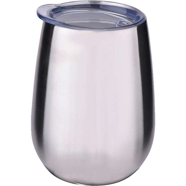 10 oz. Stainless Stemless Wine Tumbler - 10 oz. Stainless Stemless Wine Tumbler - Image 12 of 15