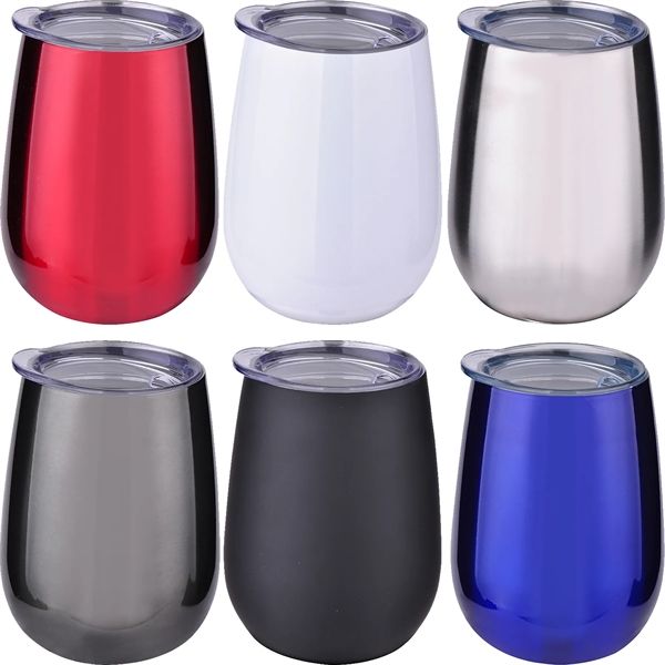 10 oz. Stainless Stemless Wine Tumbler - 10 oz. Stainless Stemless Wine Tumbler - Image 15 of 15