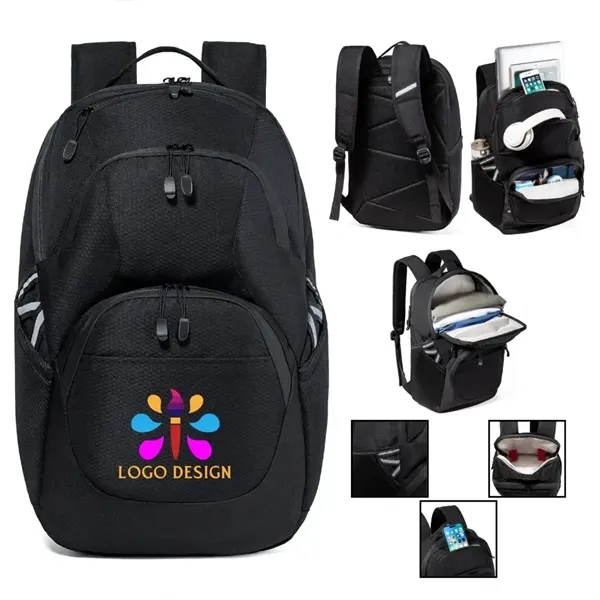 Luxury Voyager 17" Laptop Backpack - Luxury Voyager 17" Laptop Backpack - Image 1 of 2