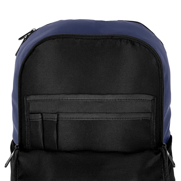 PU Leatherette Water Resistant Backpack - PU Leatherette Water Resistant Backpack - Image 8 of 13
