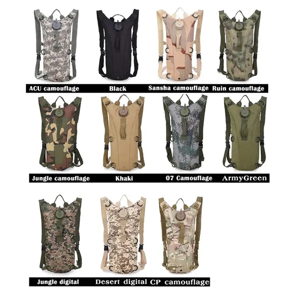 Tactical Hydration Pack with 3L Water Bladder - Tactical Hydration Pack with 3L Water Bladder - Image 4 of 4