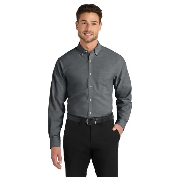 Port Authority Untucked Fit SuperPro Oxford - Port Authority Untucked Fit SuperPro Oxford - Image 0 of 19