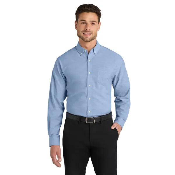Port Authority Untucked Fit SuperPro Oxford - Port Authority Untucked Fit SuperPro Oxford - Image 10 of 19