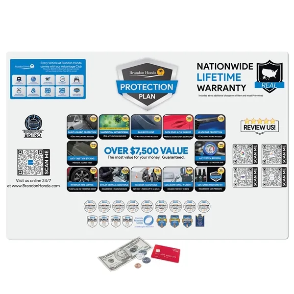 Vynex® Barely There™ Ultra Thin Counter Mat-24"x36"x.020"