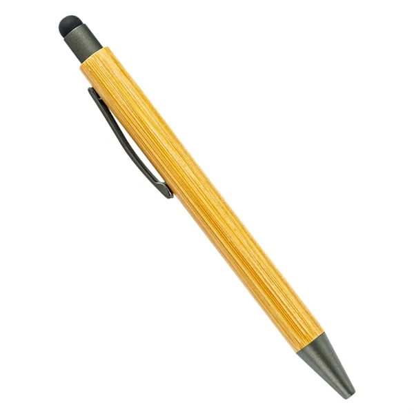 Eco-Friendly Bamboo Pen with Stylus - Eco-Friendly Bamboo Pen with Stylus - Image 0 of 3