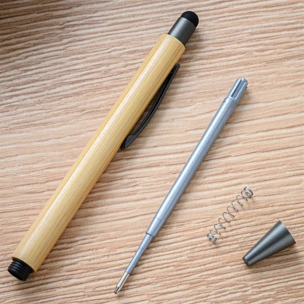 Eco-Friendly Bamboo Pen with Stylus - Eco-Friendly Bamboo Pen with Stylus - Image 1 of 3