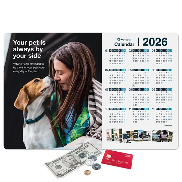 Vynex® Heavy Duty Calendar Counter Mat-12"x18"x3/16"