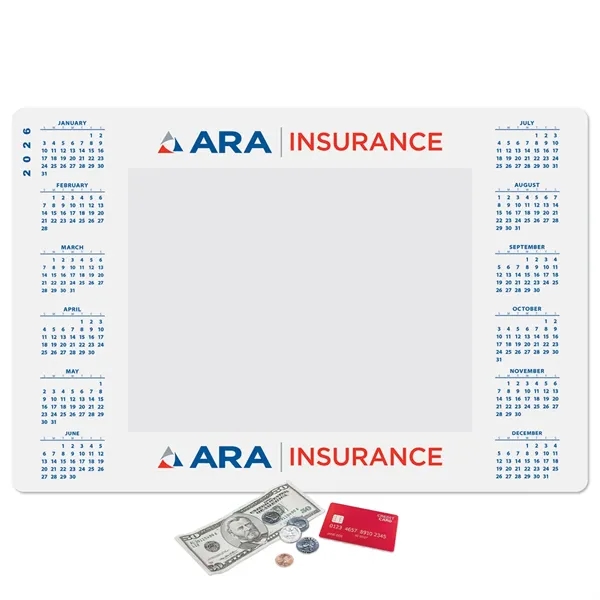 Heavy Duty Window Calendar Counter Mat-12"x18"x1/8"