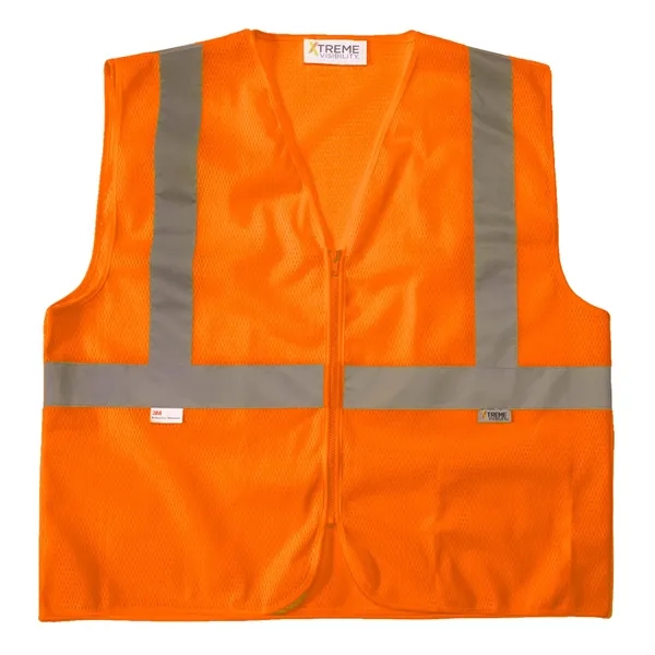 Xtreme Visibility Value Class 2 Zip Mesh Vest - Xtreme Visibility Value Class 2 Zip Mesh Vest - Image 1 of 2