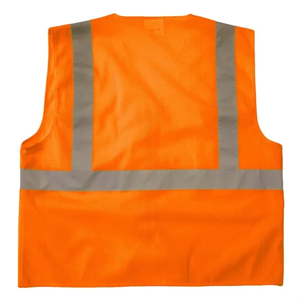 Xtreme Visibility Value Class 2 Zip Mesh Vest - Xtreme Visibility Value Class 2 Zip Mesh Vest - Image 2 of 2