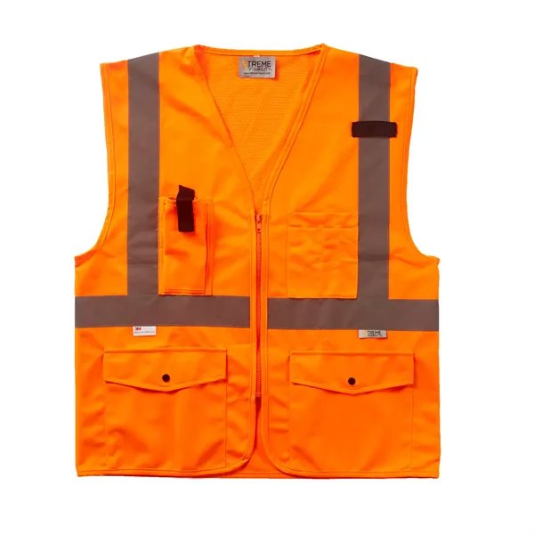 Xtreme Visibility Surveyor Class 2 Zip Vest - Xtreme Visibility Surveyor Class 2 Zip Vest - Image 0 of 1