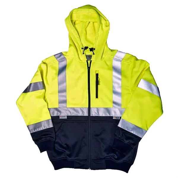 Xtreme Visibility HiVis Class 3 Sweatshirt - Xtreme Visibility HiVis Class 3 Sweatshirt - Image 1 of 2