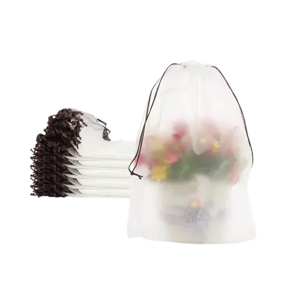 PEVA Drawstring Bag 8x6.3 - PEVA Drawstring Bag 8x6.3 - Image 2 of 2