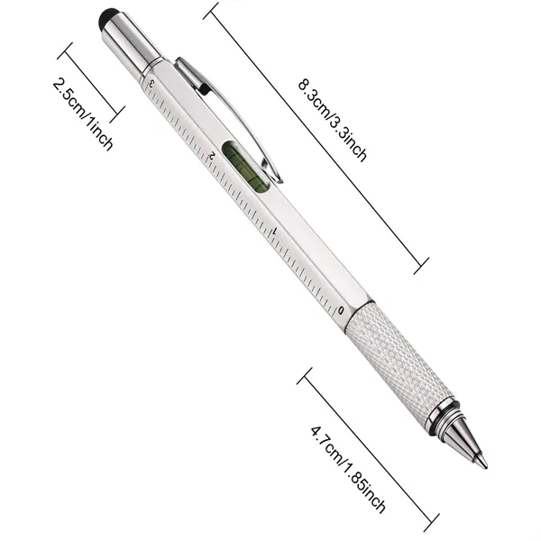 6 in 1 Multitool Pen - 6 in 1 Multitool Pen - Image 1 of 6