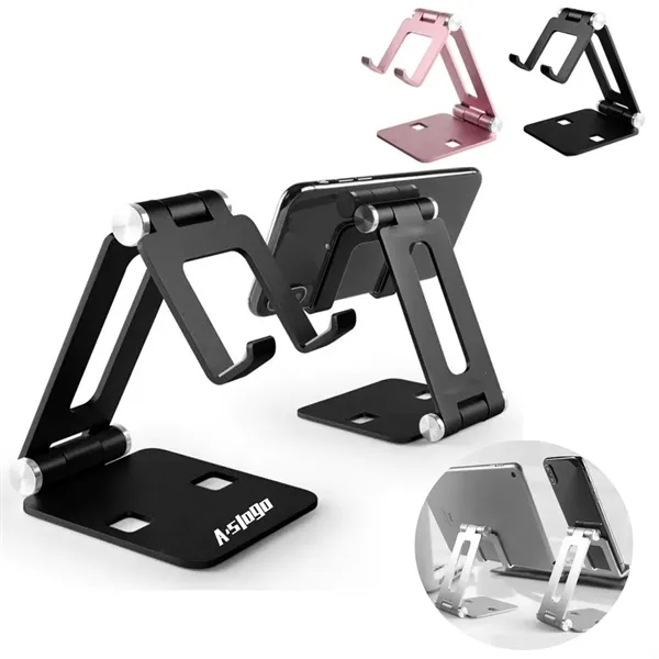 Fully Foldable Multi-angle Adjustable Phone/Tablet Stand - Fully Foldable Multi-angle Adjustable Phone/Tablet Stand - Image 0 of 4