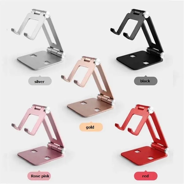 Fully Foldable Multi-angle Adjustable Phone/Tablet Stand - Fully Foldable Multi-angle Adjustable Phone/Tablet Stand - Image 1 of 4