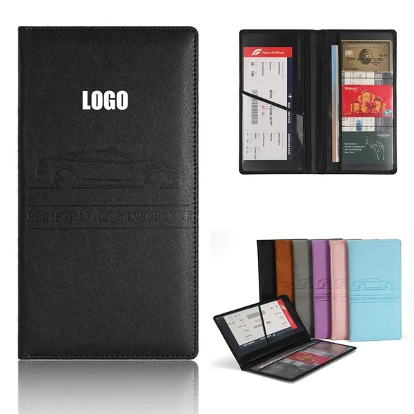 PU Leather Car Document Holder - PU Leather Car Document Holder - Image 0 of 5