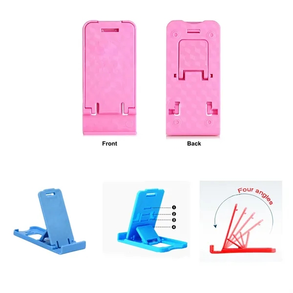 Mini Plastic Foldable and Adjustable Phone Stand - Mini Plastic Foldable and Adjustable Phone Stand - Image 1 of 1