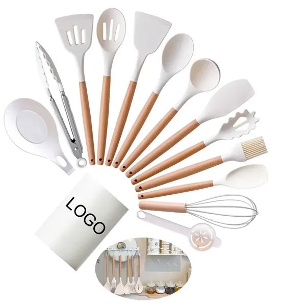 14pcs Silicone Kitchen Utensil Set - 14pcs Silicone Kitchen Utensil Set - Image 0 of 4
