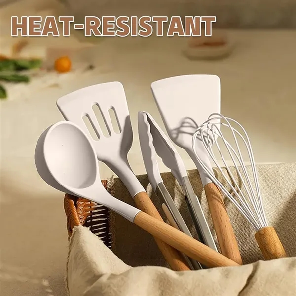 14pcs Silicone Kitchen Utensil Set - 14pcs Silicone Kitchen Utensil Set - Image 4 of 4