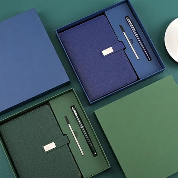 Deluxe Notebook and Pen Gift Set with Gift Bag - Deluxe Notebook and Pen Gift Set with Gift Bag - Image 5 of 6