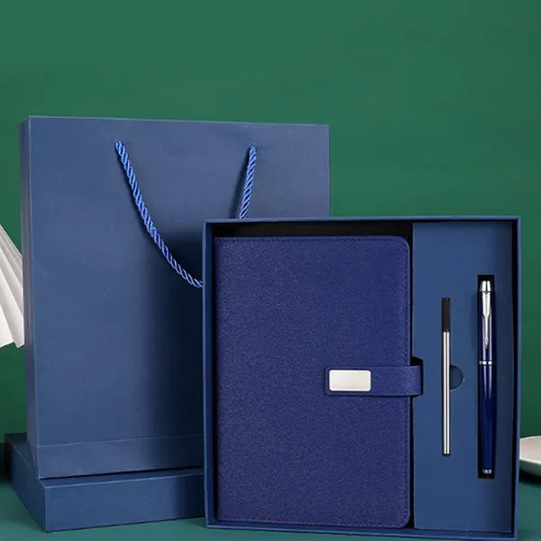 Deluxe Notebook and Pen Gift Set with Gift Bag - Deluxe Notebook and Pen Gift Set with Gift Bag - Image 6 of 6