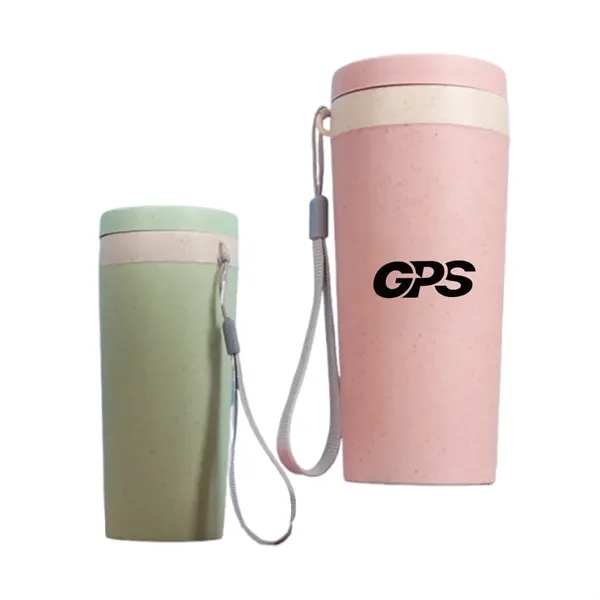 10 OZ. Wheat Straw Double-layer Insulated Bottle - 10 OZ. Wheat Straw Double-layer Insulated Bottle - Image 3 of 4
