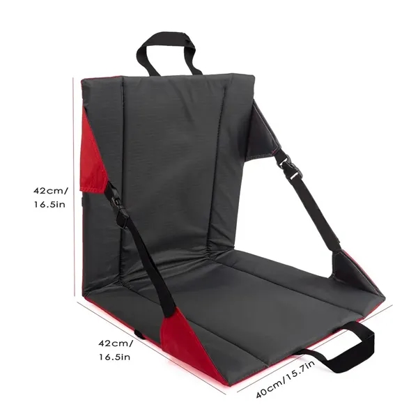 Portable Outdoor Camping Stadium Standing Back Seat Cushion - Portable Outdoor Camping Stadium Standing Back Seat Cushion - Image 1 of 4