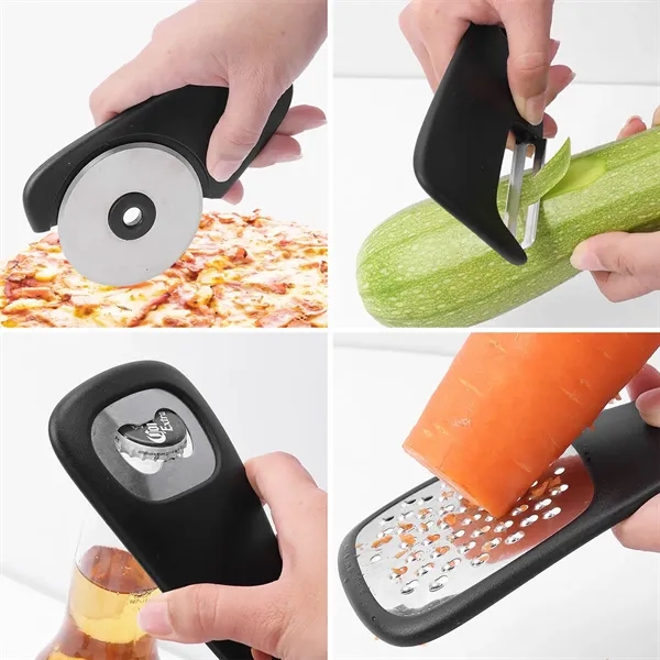 6-Piece Space-Saving Kitchen Cooking Gadgets Gift Set - 6-Piece Space-Saving Kitchen Cooking Gadgets Gift Set - Image 2 of 7
