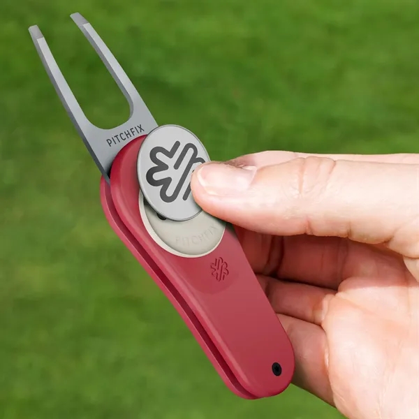 Pitchfix Original Golf Divot Tool with Ball Marker - Pitchfix Original Golf Divot Tool with Ball Marker - Image 7 of 8