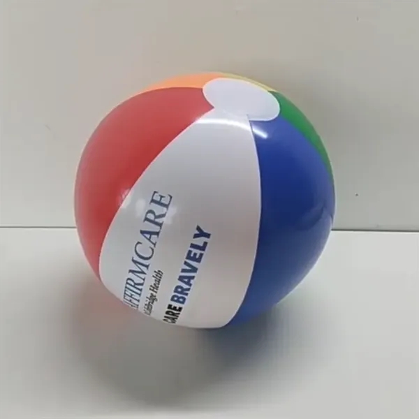 12-inch colorful inflatable beach ball MOQ100PCS - 12-inch colorful inflatable beach ball MOQ100PCS - Image 1 of 3