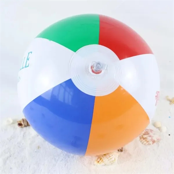 12-inch colorful inflatable beach ball MOQ100PCS - 12-inch colorful inflatable beach ball MOQ100PCS - Image 0 of 3