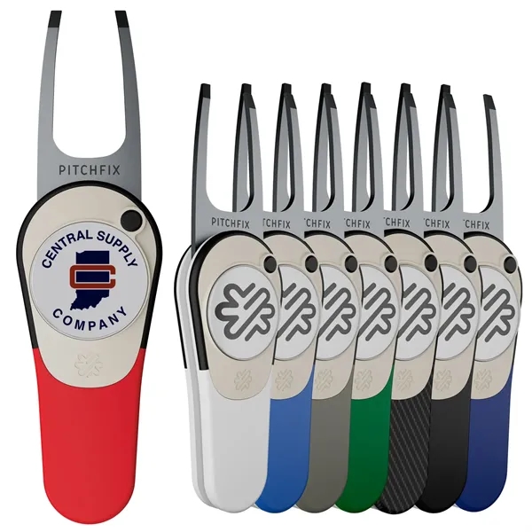 Pitchfix Icon Golf Divot Tool with Ball Marker - Pitchfix Icon Golf Divot Tool with Ball Marker - Image 0 of 11