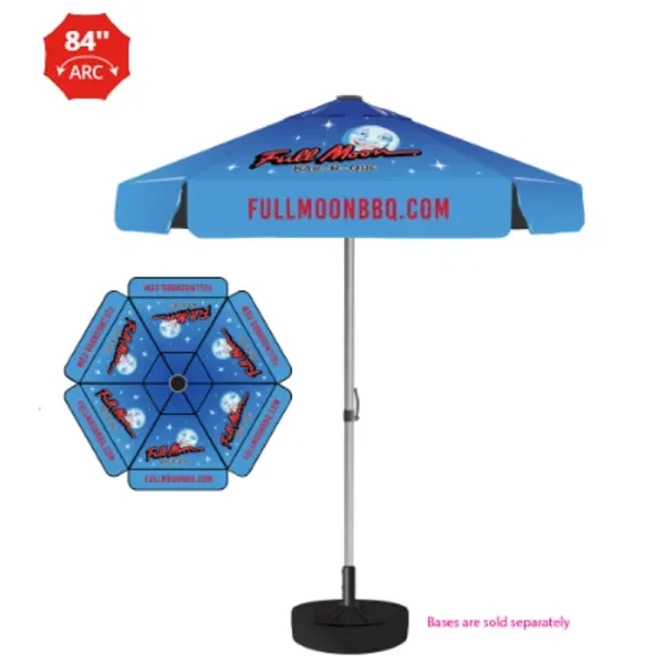The Vented Bistro Digital Patio Umbrella - The Vented Bistro Digital Patio Umbrella - Image 1 of 1