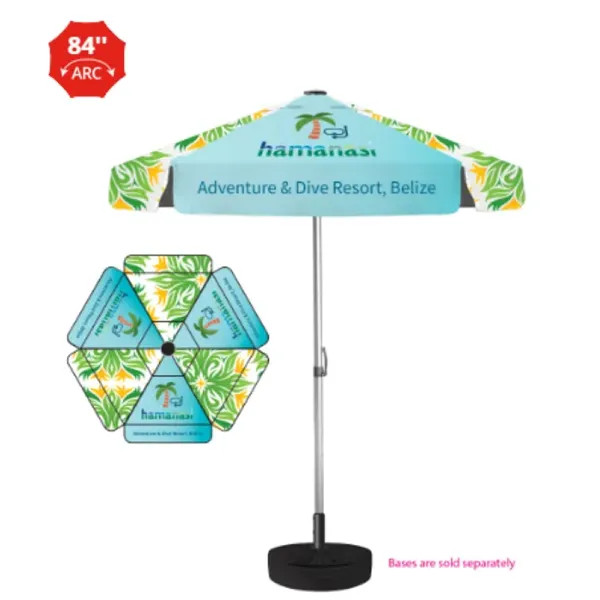 The Vented Bistro Digital Patio Umbrella - The Vented Bistro Digital Patio Umbrella - Image 0 of 1