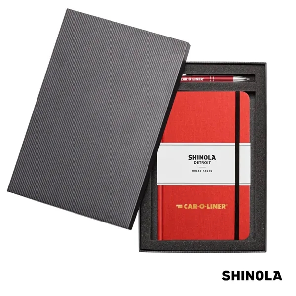 Shinola® HardCover Journal/Clicker Pen Gift Set - (M) - Shinola® HardCover Journal/Clicker Pen Gift Set - (M) - Image 0 of 17