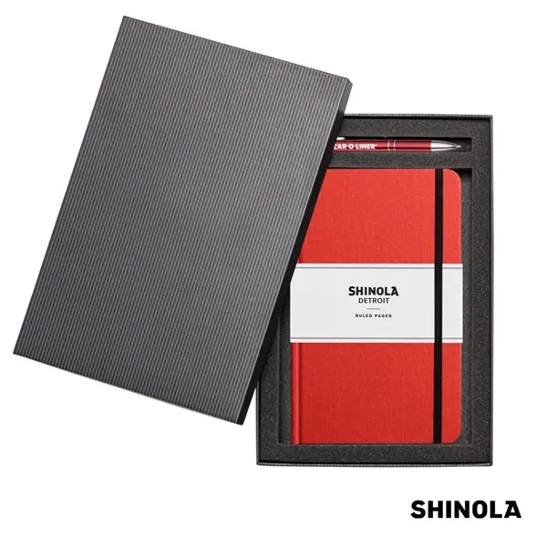 Shinola® HardCover Journal/Clicker Pen Gift Set - (M) - Shinola® HardCover Journal/Clicker Pen Gift Set - (M) - Image 3 of 17