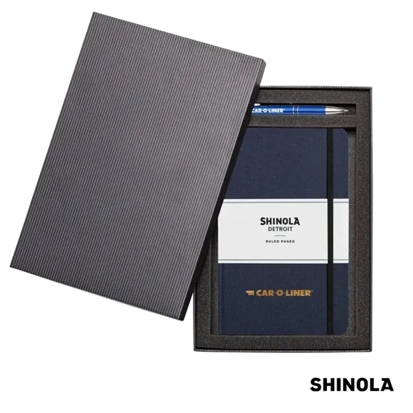 Shinola® HardCover Journal/Clicker Pen Gift Set - (M) - Shinola® HardCover Journal/Clicker Pen Gift Set - (M) - Image 10 of 17